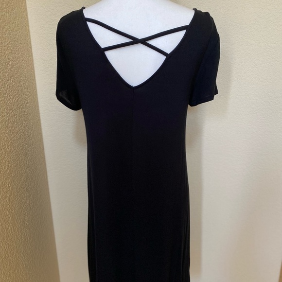Mossimo Supply Co. Black Criss-Cross Detail Dress - Picture 1 of 5